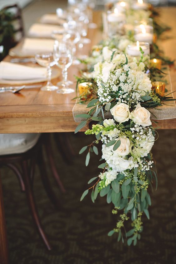 Todo lo que necesitas saber sobre los centros de mesa florales para bodas -  Le Tavole