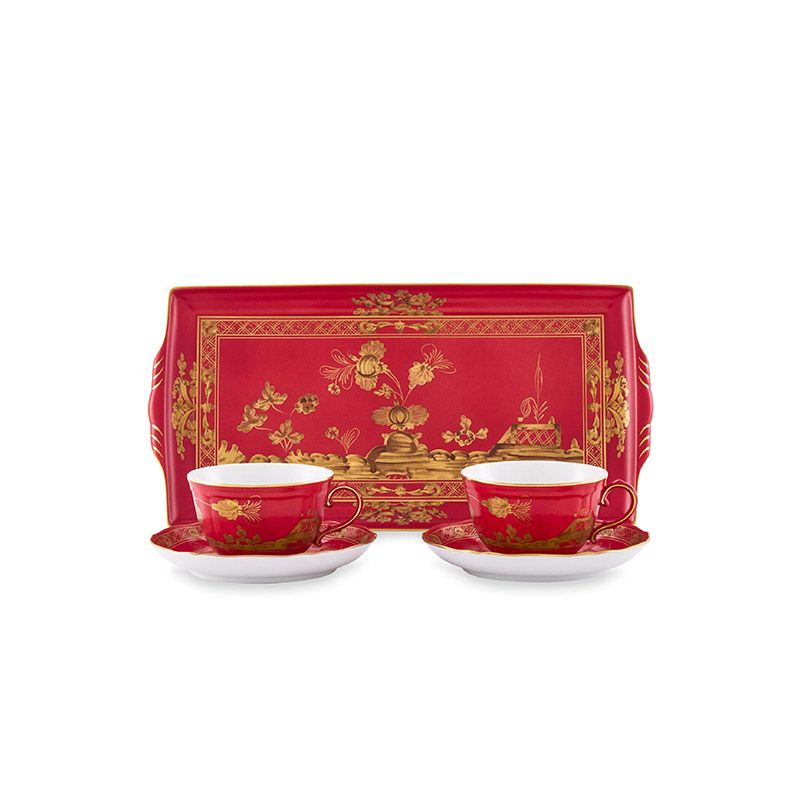 Oriente Italiano Tea S/2 with Tray