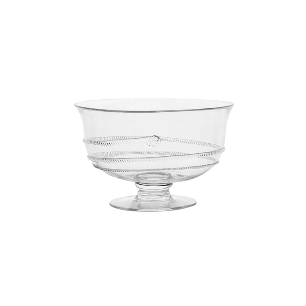 Amalia Footed Bowl Clear 10"