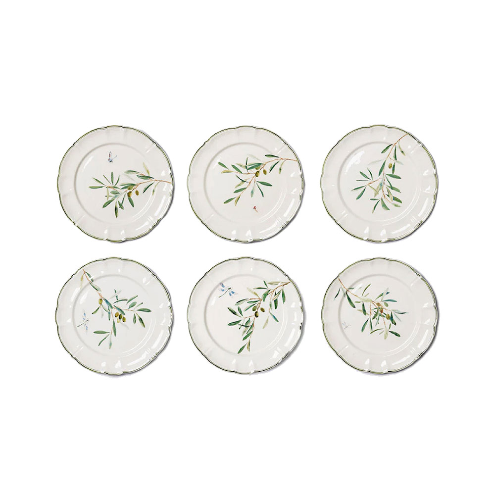 Ulivi Dessert Plates Full Series