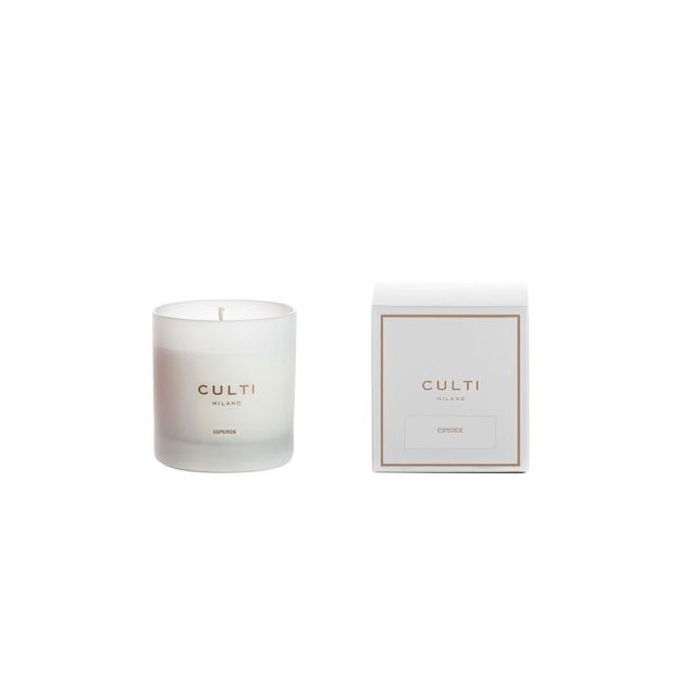 Candle in Silkscreened Satin Glass 270g