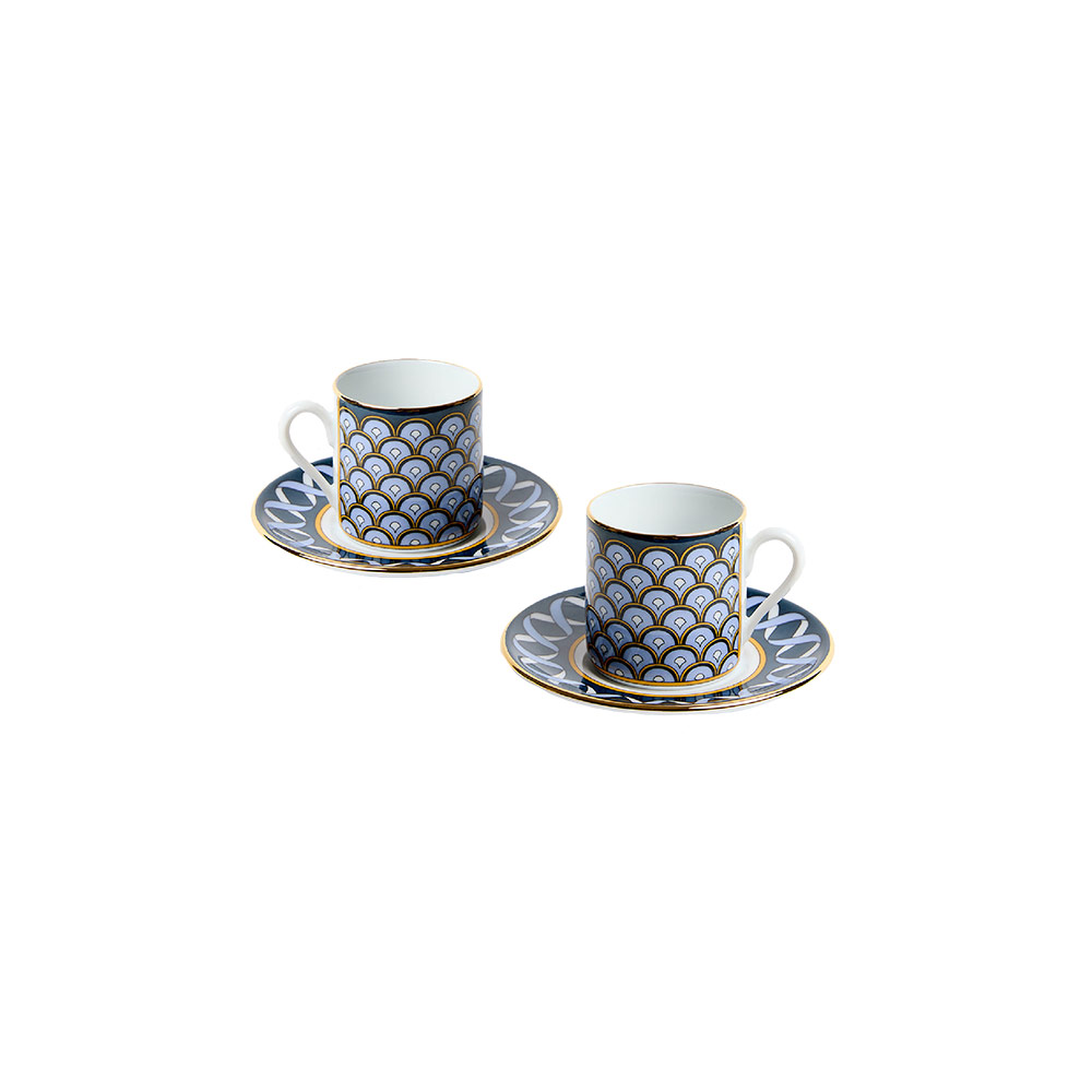 Odysseus Espresso Cup S/2 - Blue