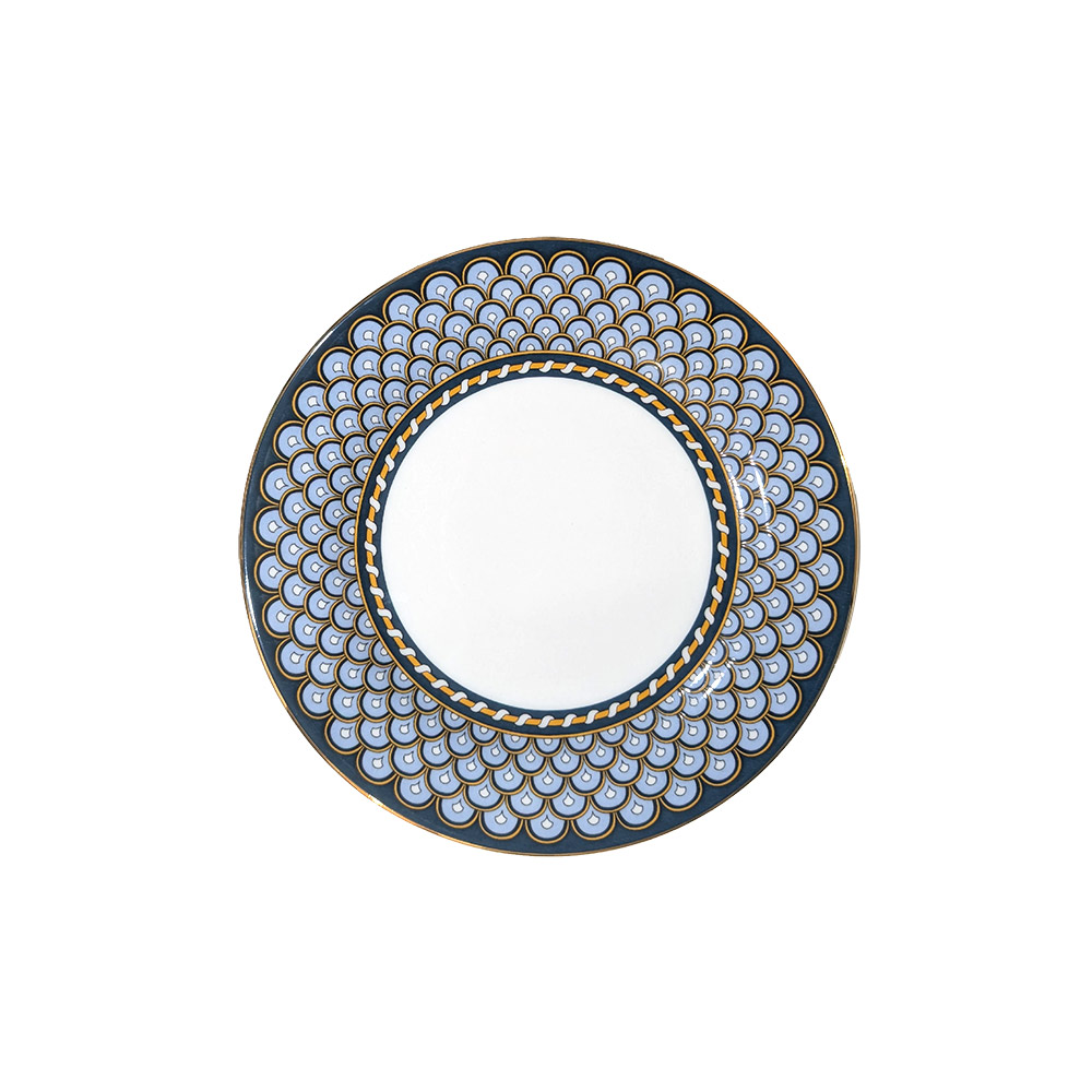 Napoli Blue Dessert Plate S/2