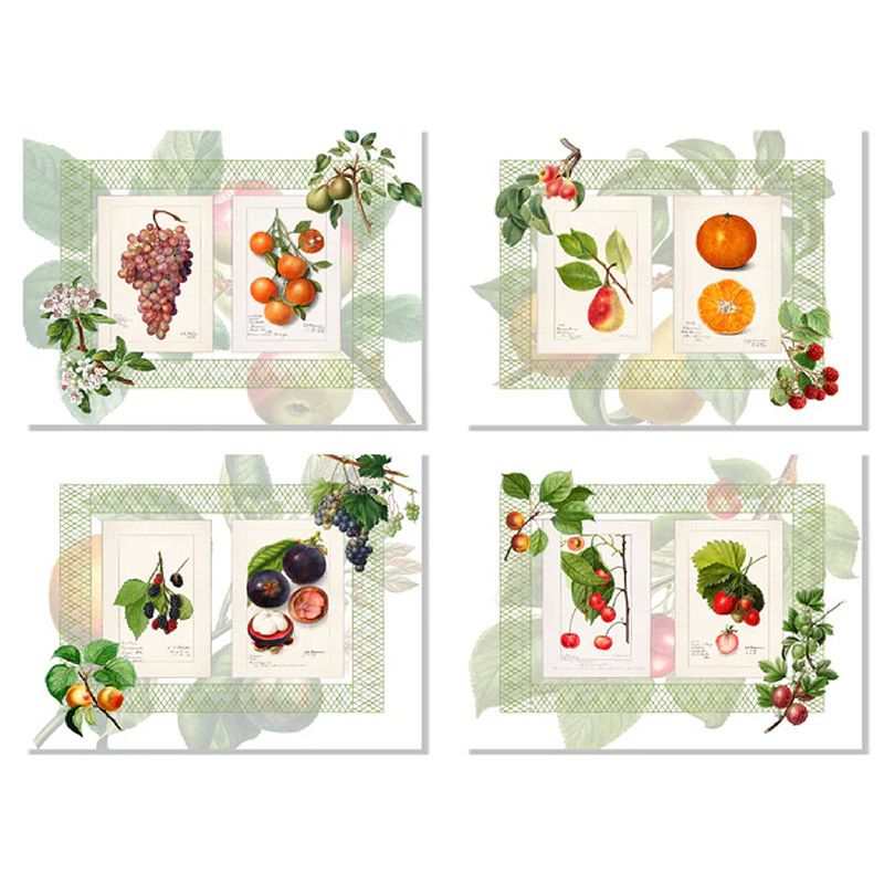 Summerfruit Placemats S/4