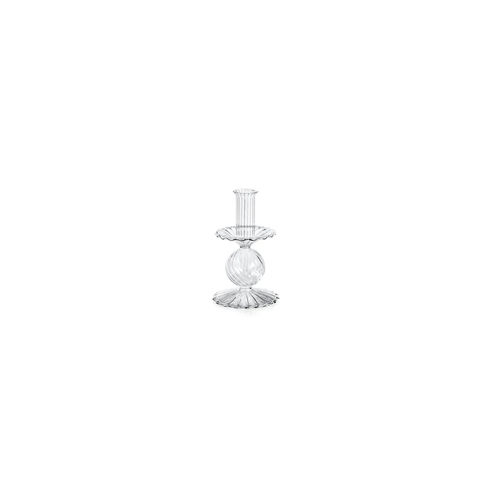 San Marco Swirl Glass Taper Holder X-Small