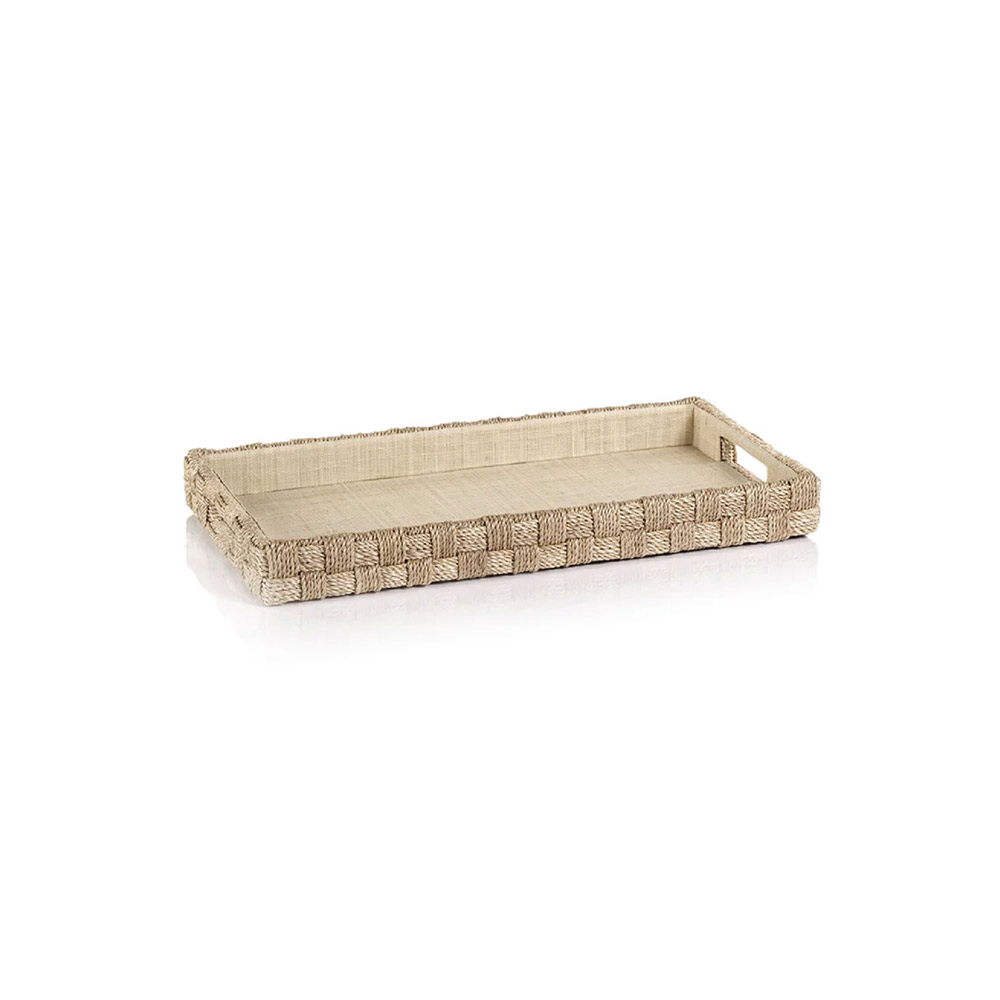 Abaca Rope Serving Tray Medium