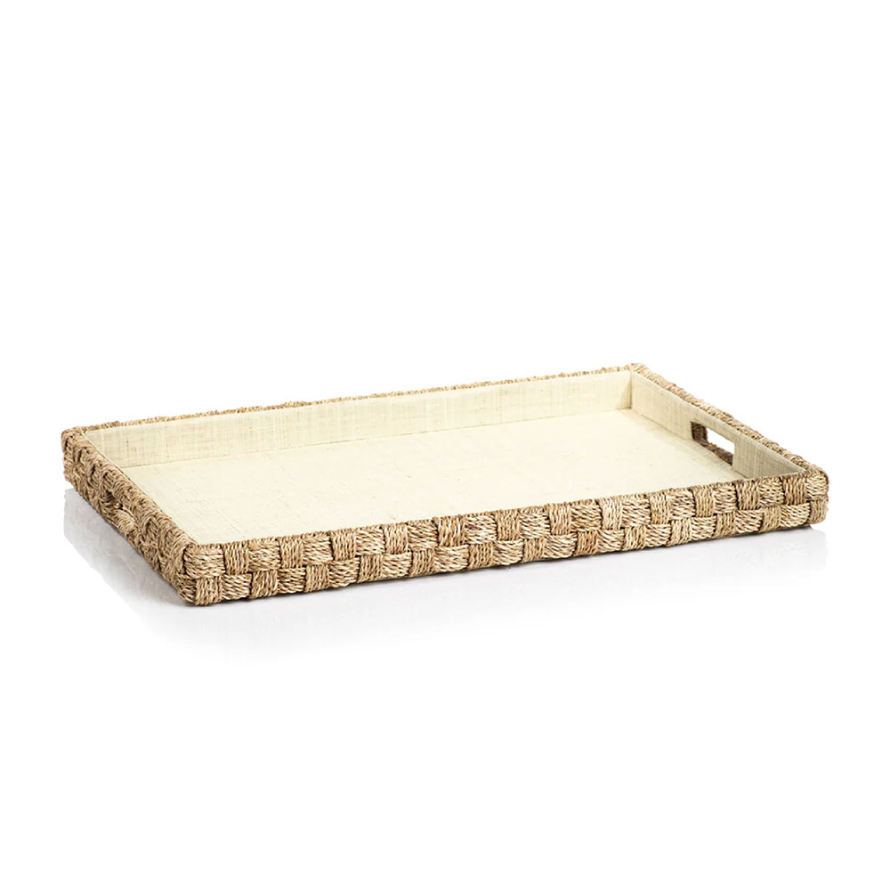 Abaca Rope Serving Tray Large