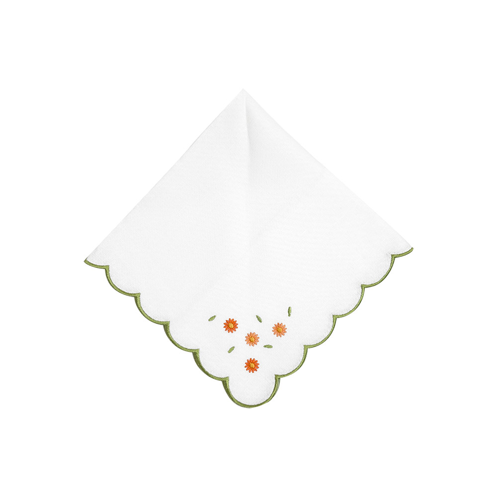 Margaridas Napkin Orange S/12