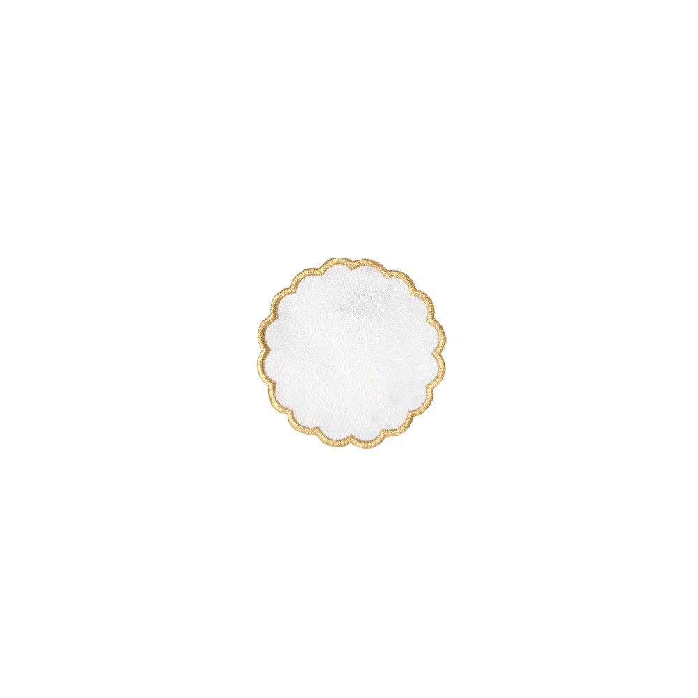 Coaster S/4 - Gold