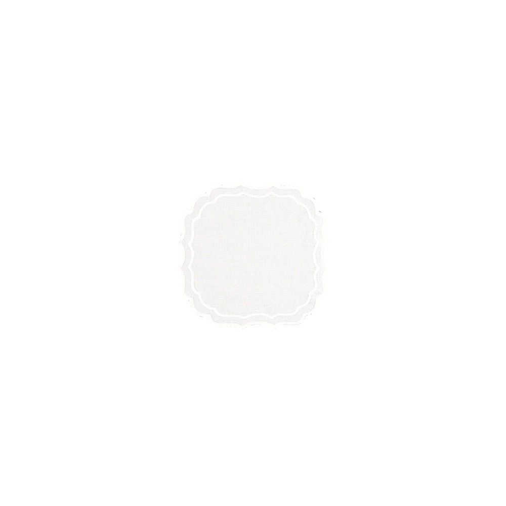 Greta Coaster White S/4