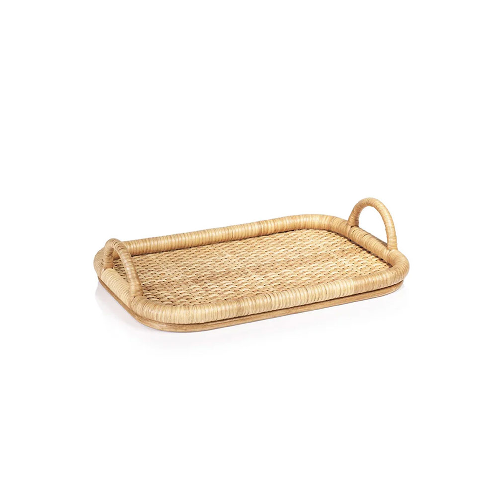 Tropique Rect Rattan Tray Medium