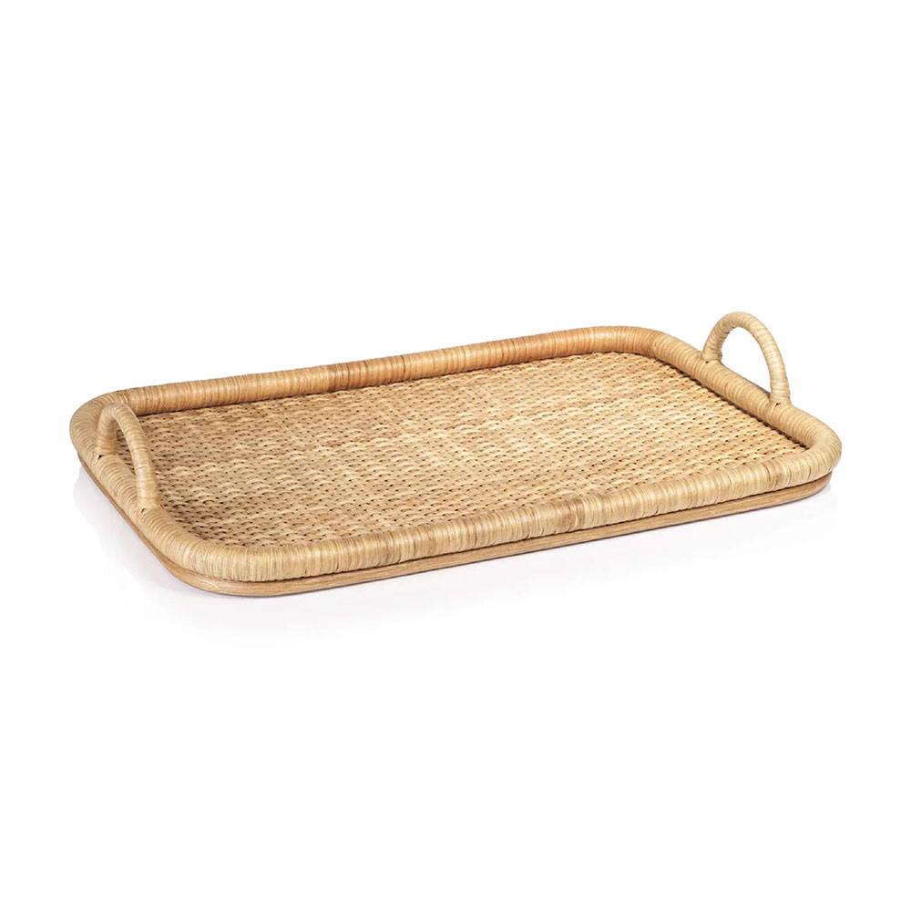 Tropique Rect Rattan Tray Large