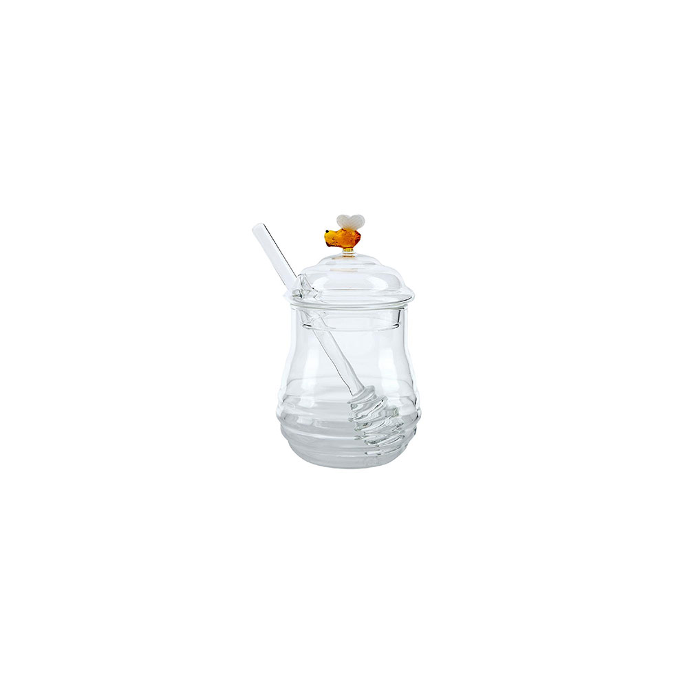 Bee Glass Honey Jar