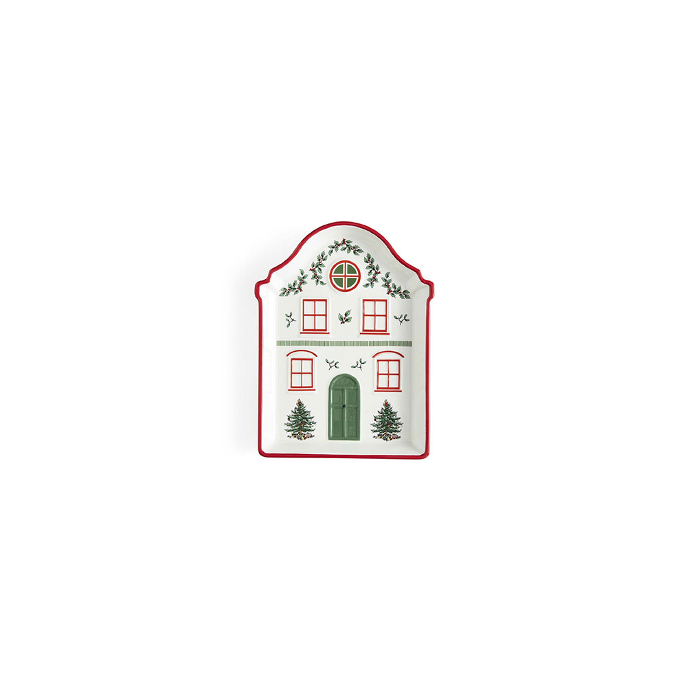 Christmas Village Tidbit Red