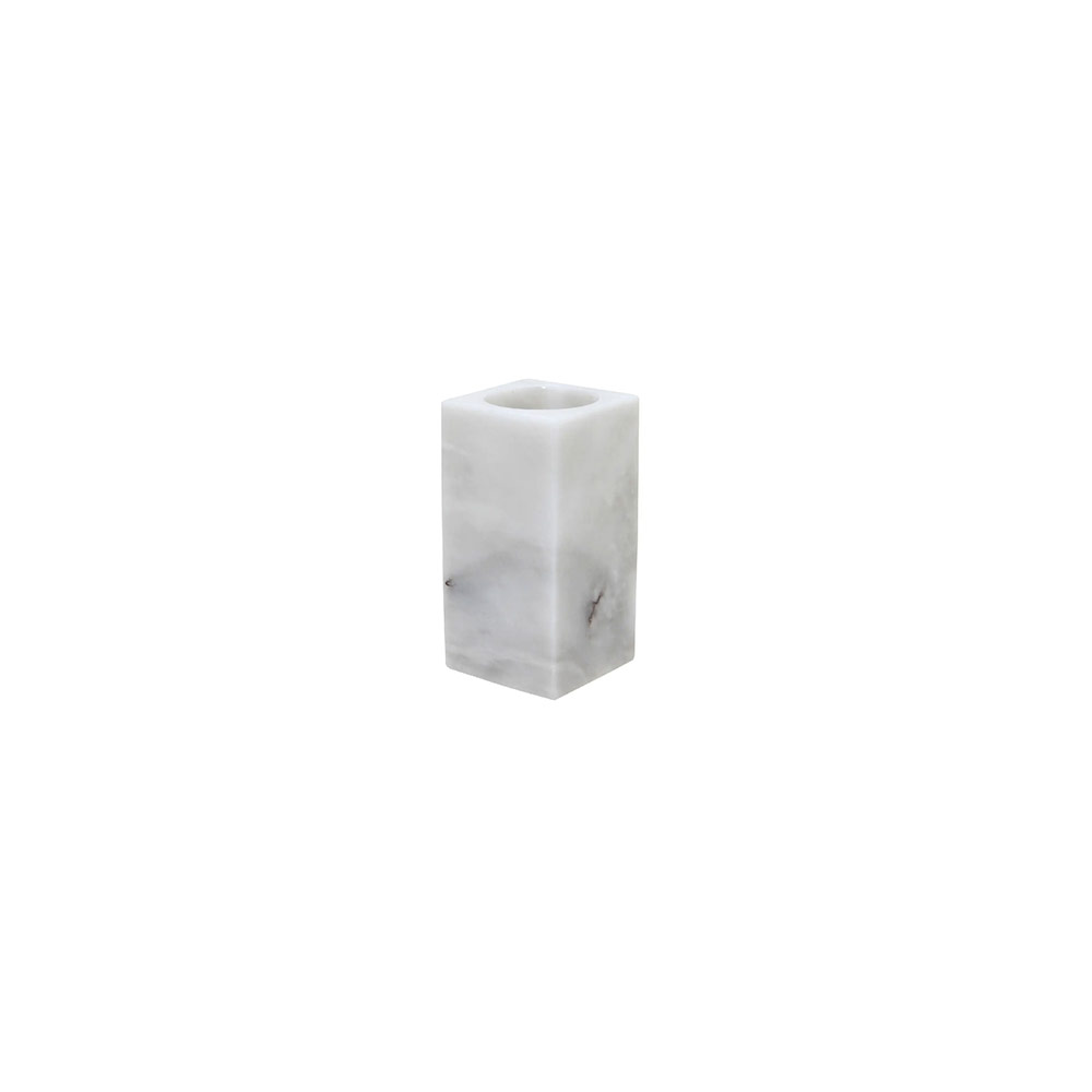 Marble Tumbler Pearl White