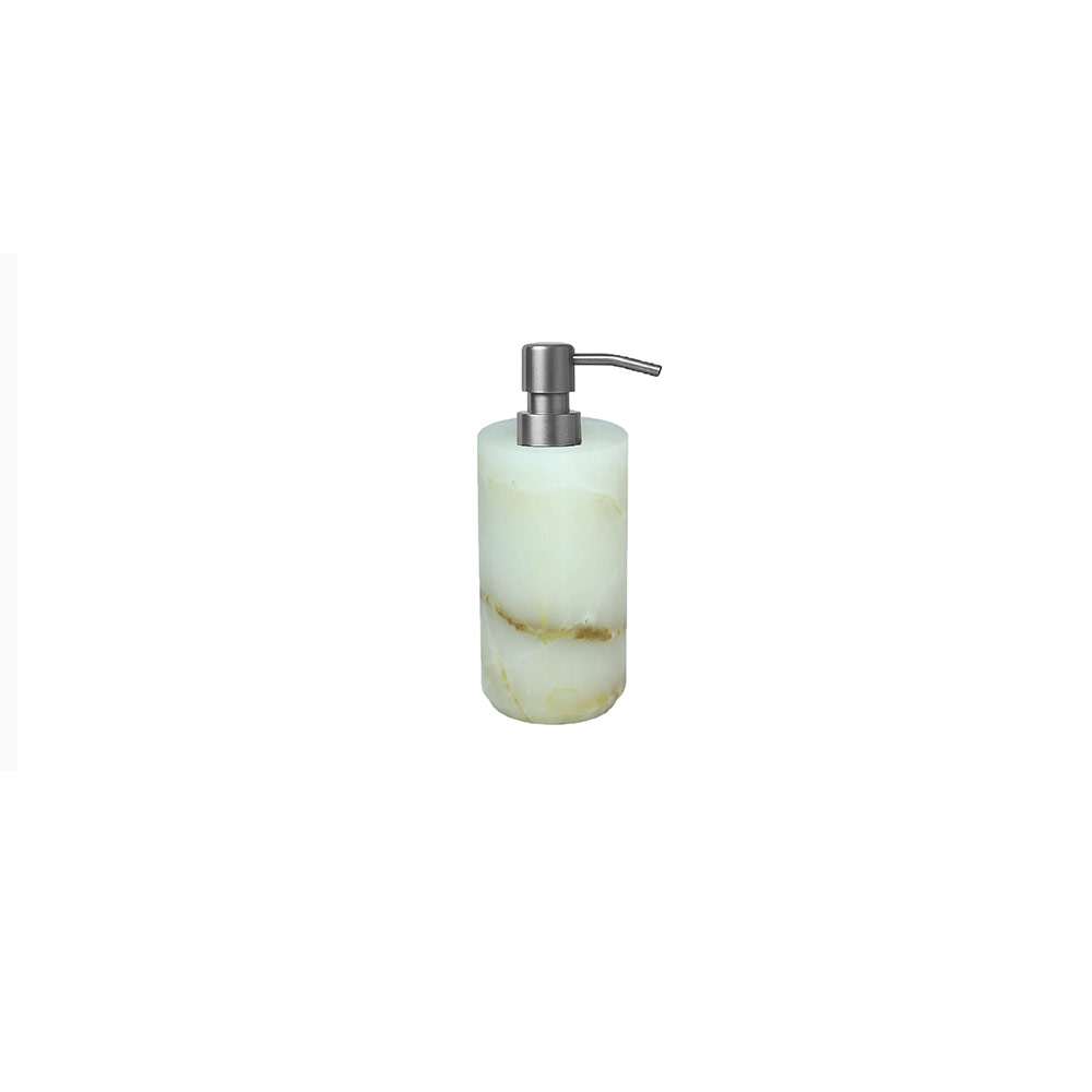 Marble Soap Dispneser - Light Green Onyx