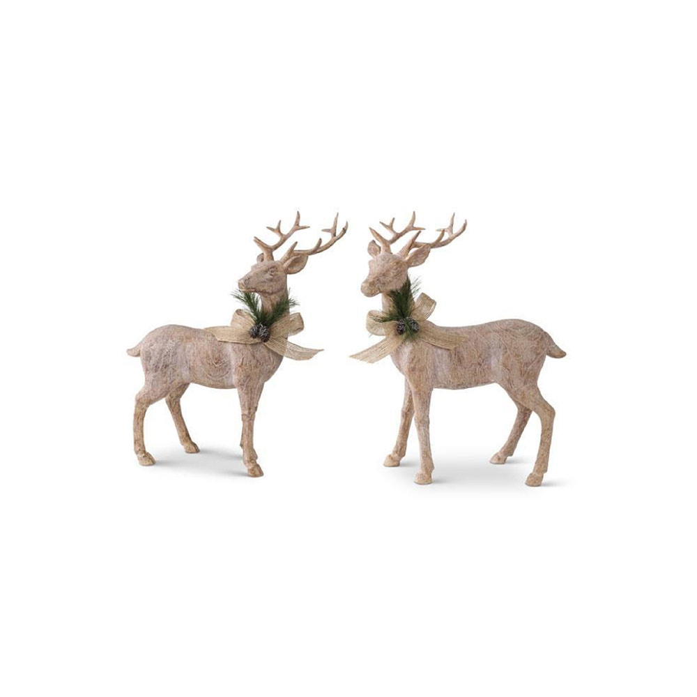 Resin Natural Woog Reindeer