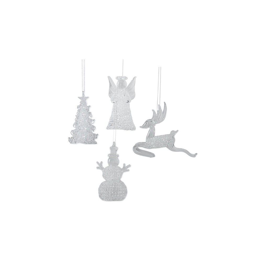 Cut Glass Ornament, Assorted