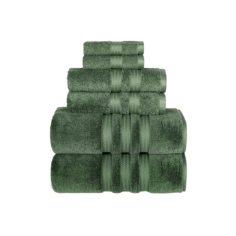 MM Towel 6pcs - Dark Green