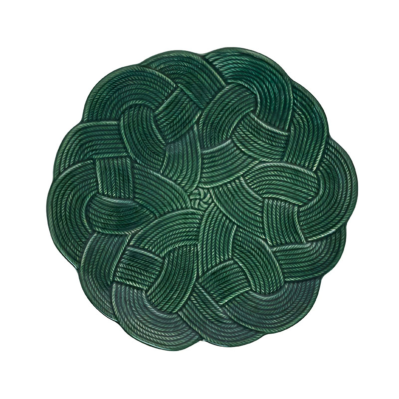 Le Panier Mystic Knot Charger Plate - Basil