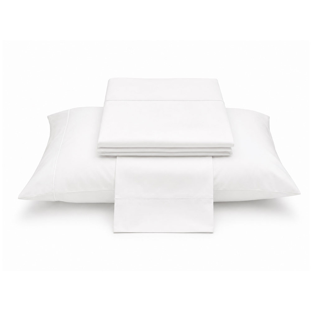 Nile Sheet Set White - King