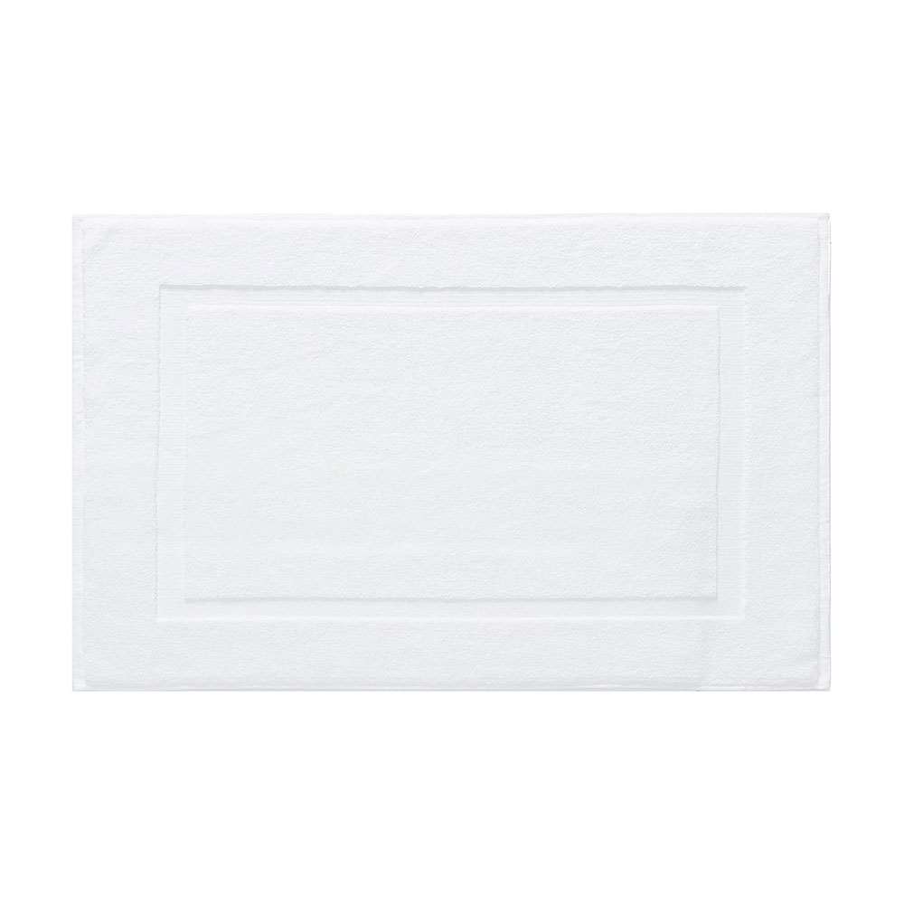 Alfombra de Baño de Algodon - White