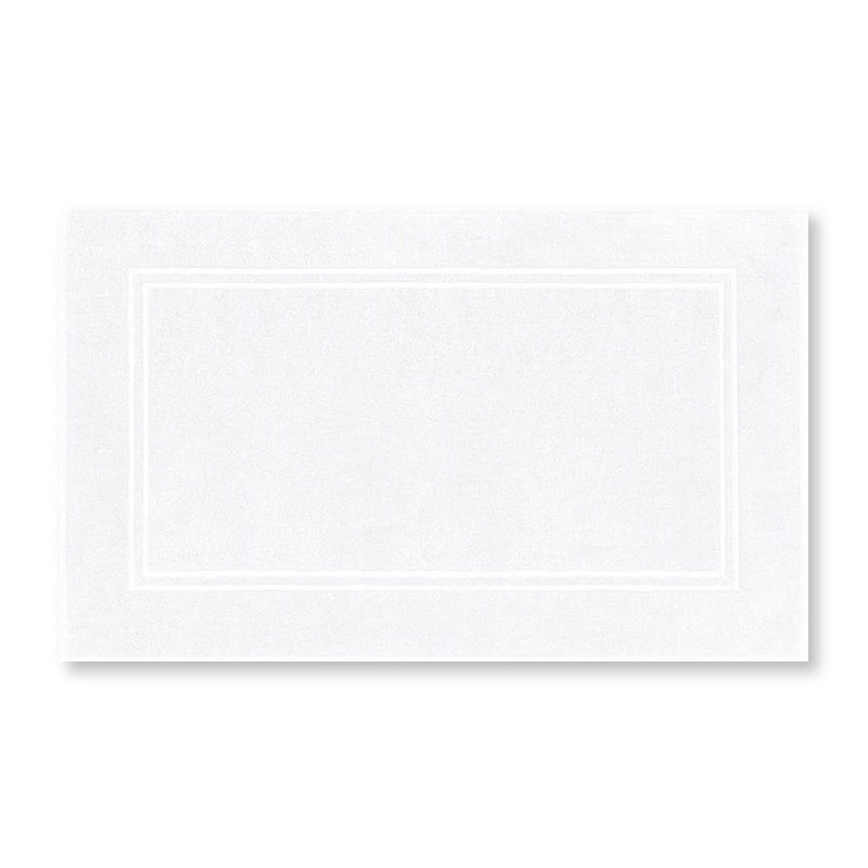 Alfombra de Baño de Algodon - White