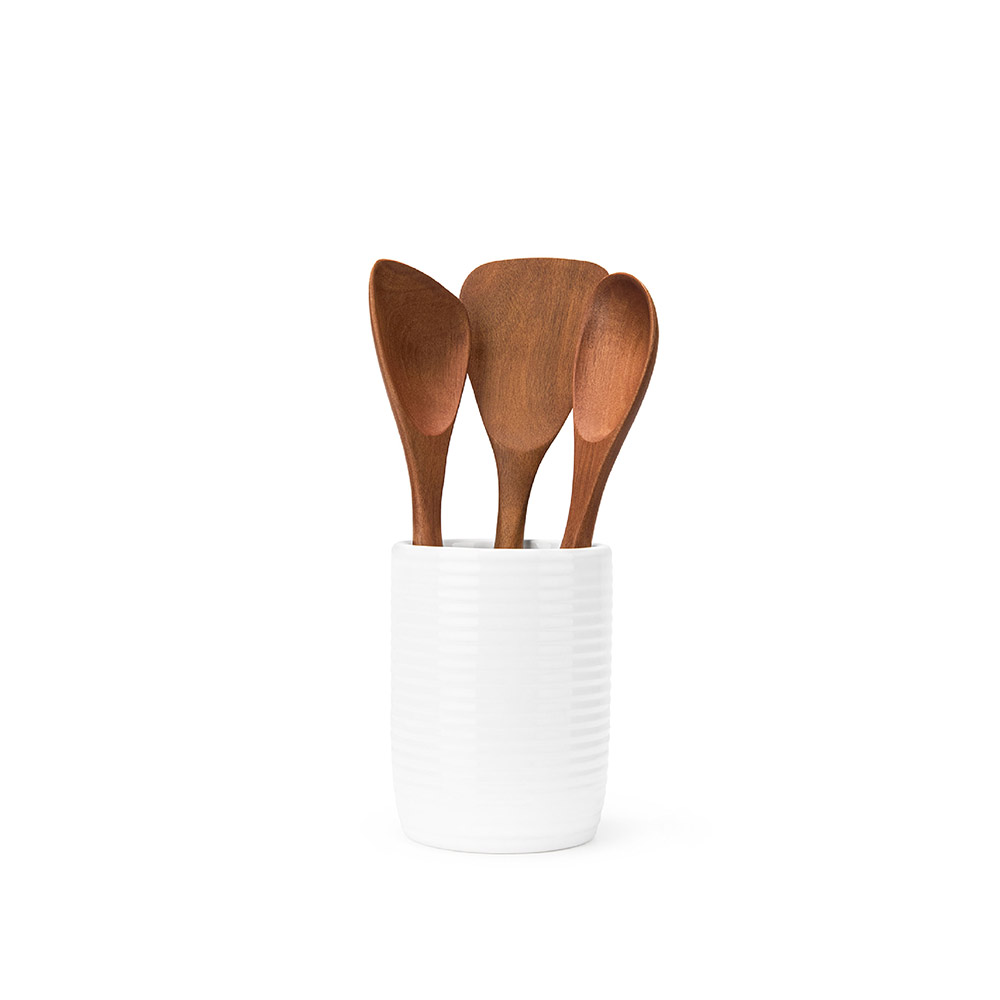 Breaking Bread Tool Set Wood Utensils w/ Canister