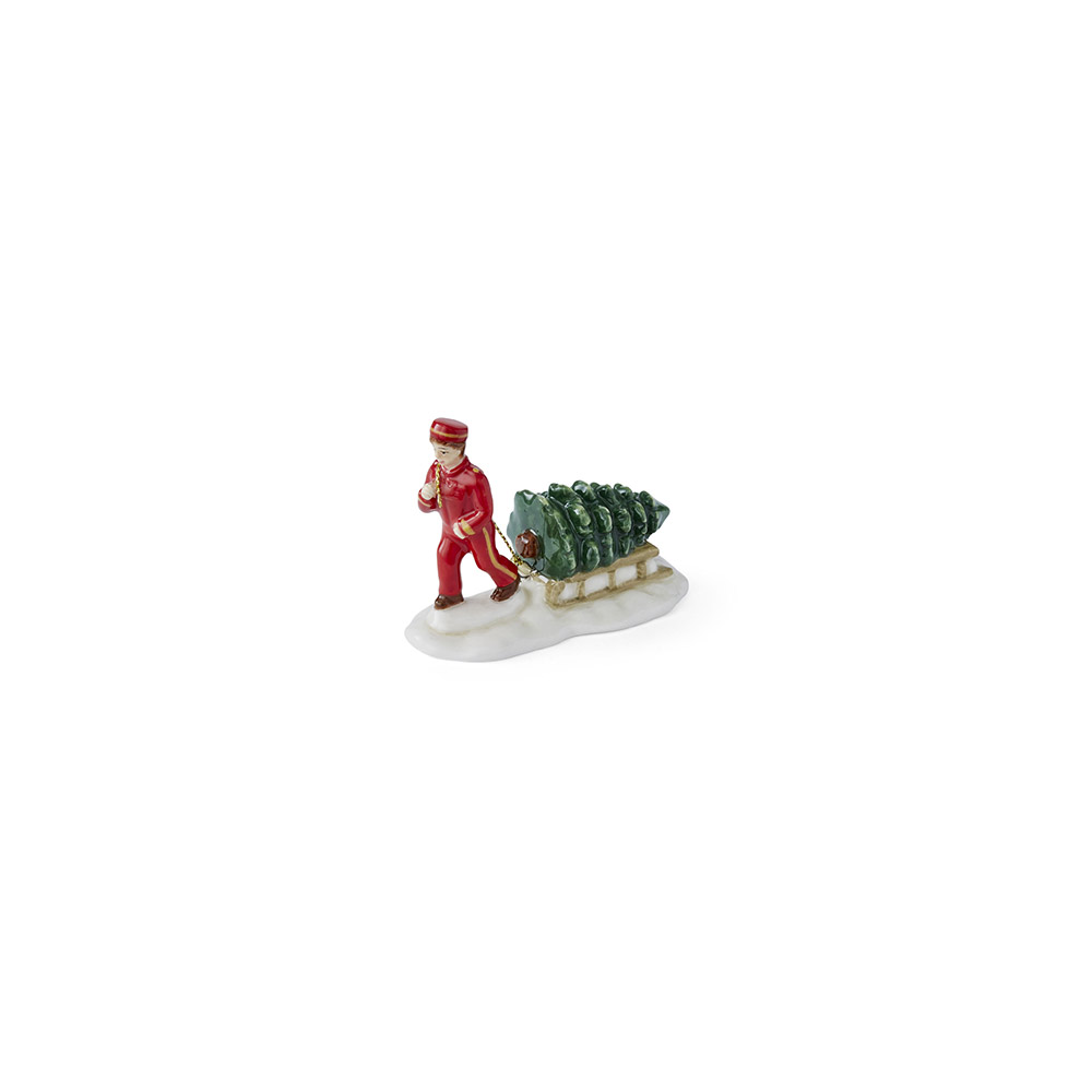 Figural Led Village Bell Hop