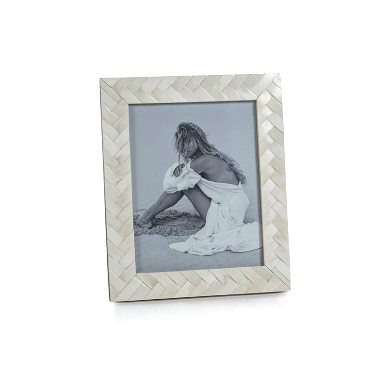 Bone Braided Photo Frame 5x7