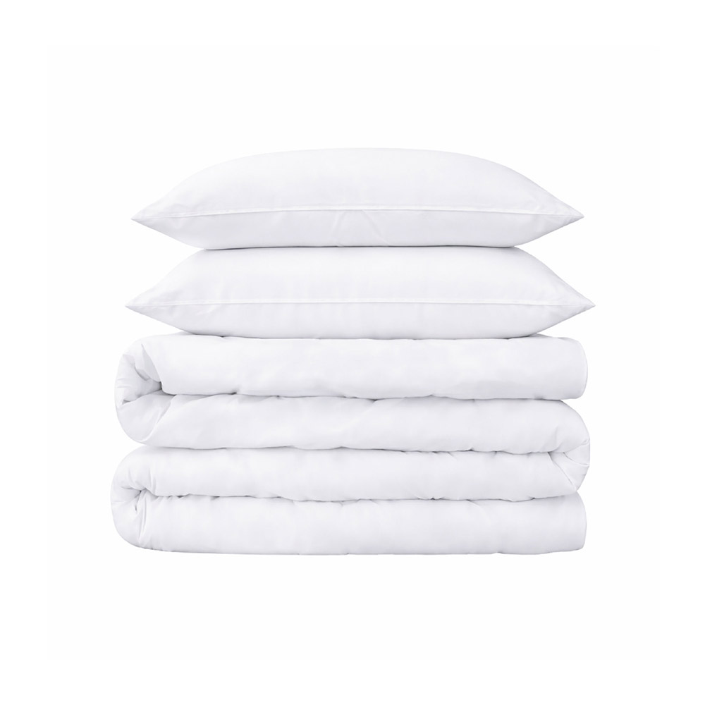 700 TC Solid Duvet Set Artic White