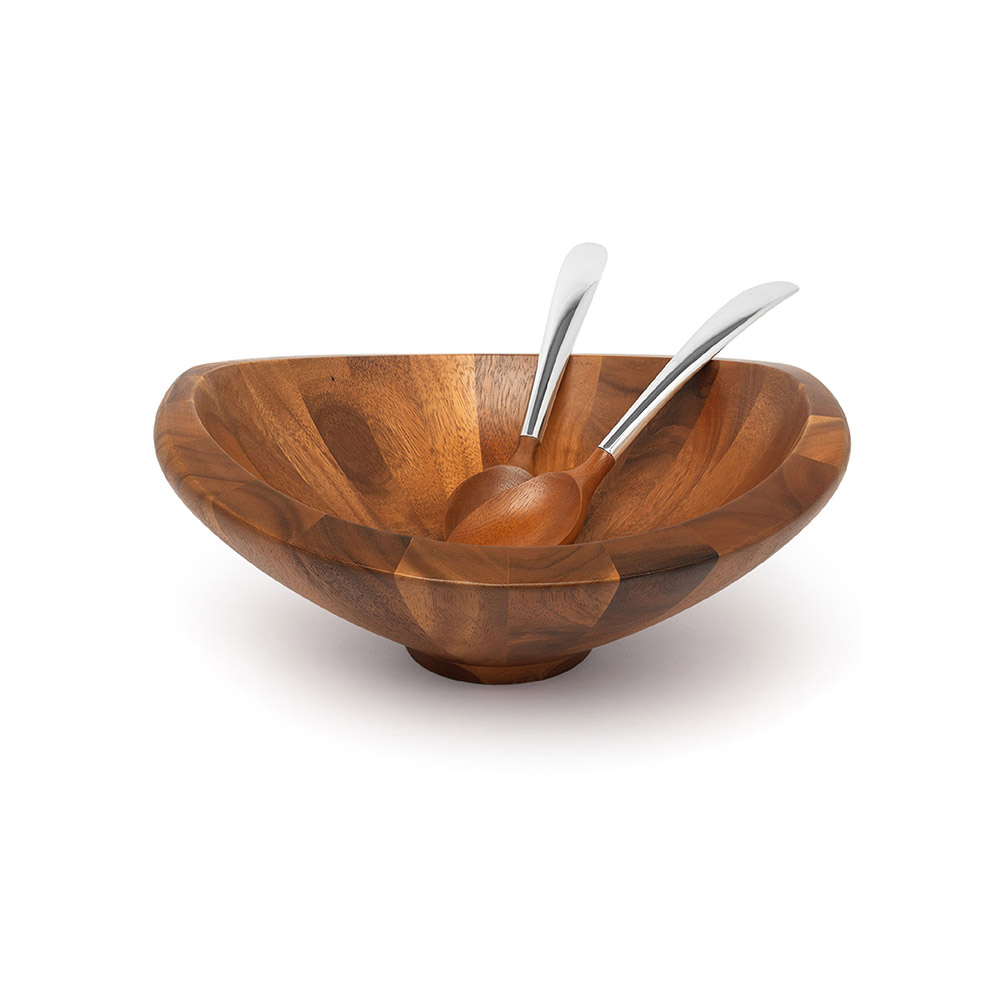 Butterfly Salad Bowl w/Servers