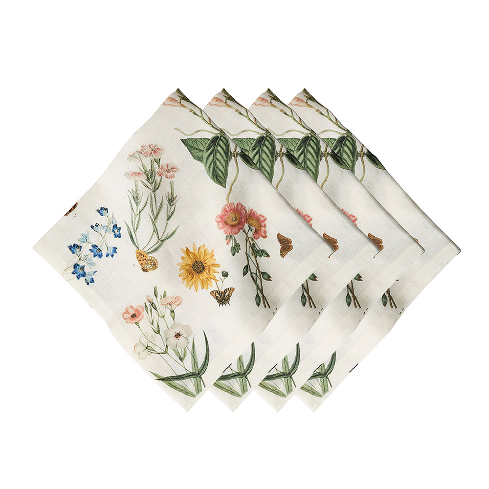 Floral Garden Napkin S/4 Multi Floral