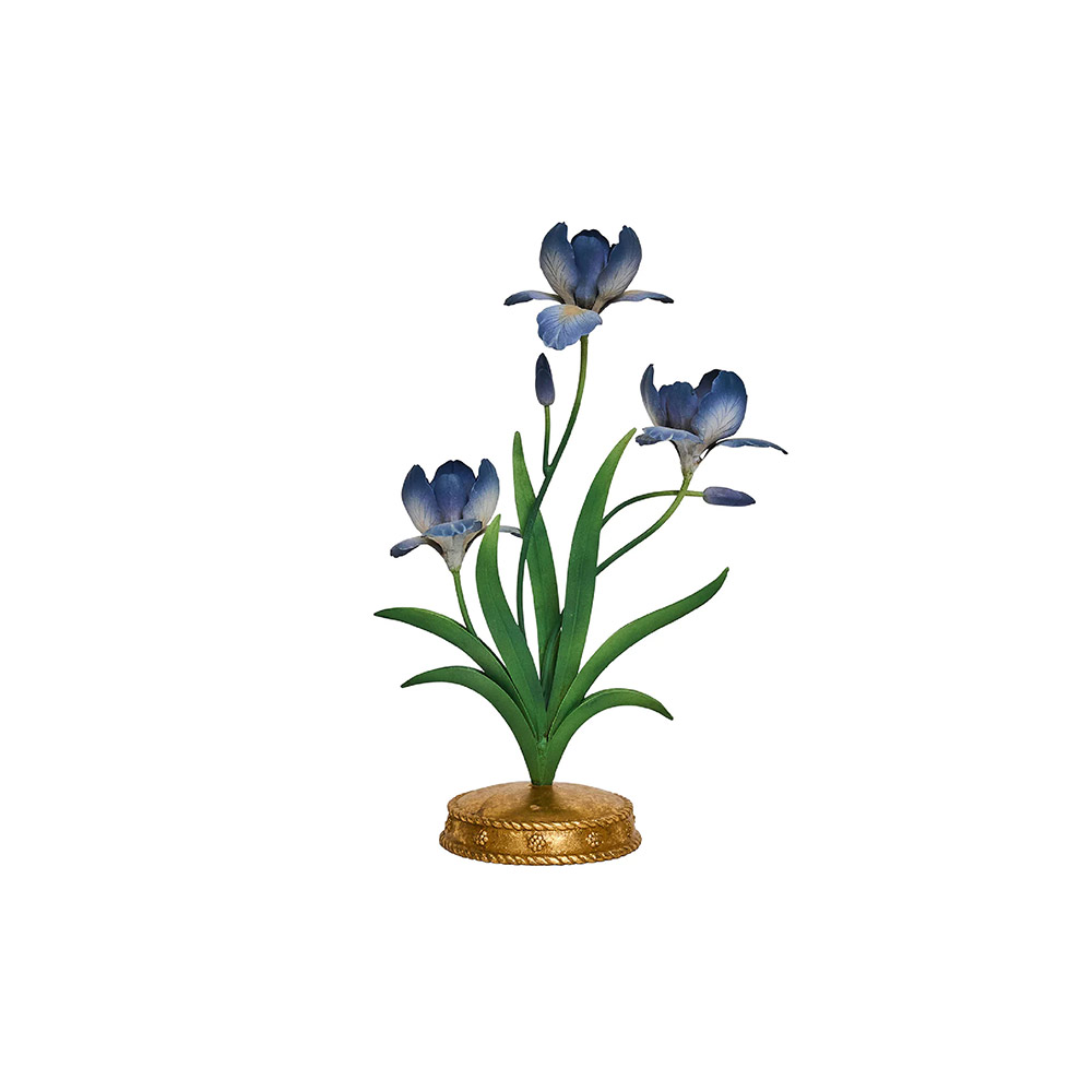 Meadow Walk Iris Candelabro