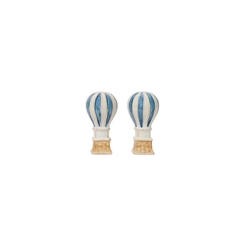Hot Air Balloon Salt and Pepper Shakers S/2