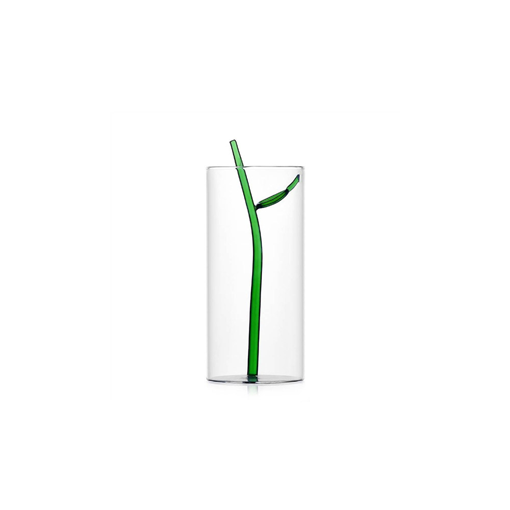 Foglia Vase Green Leaf