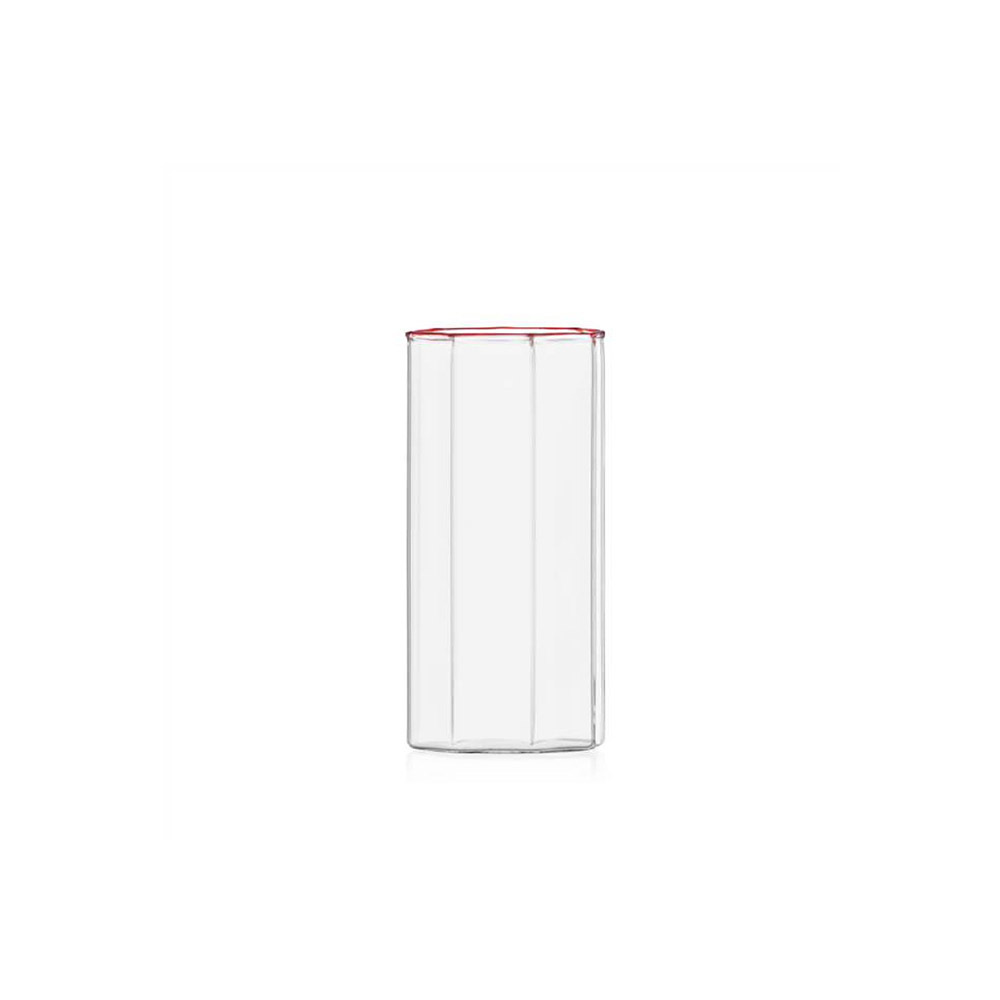 Octave Longdrink Glass - Red