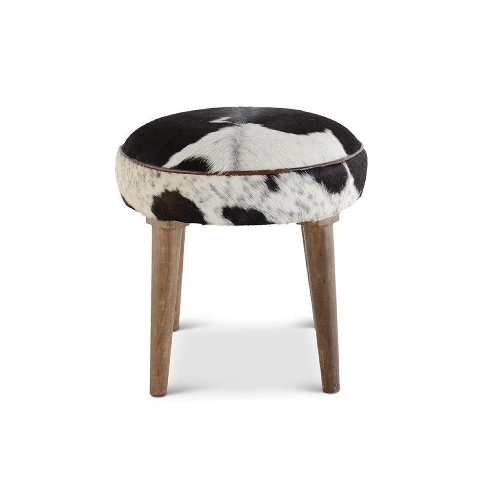 Cow Hide Stool