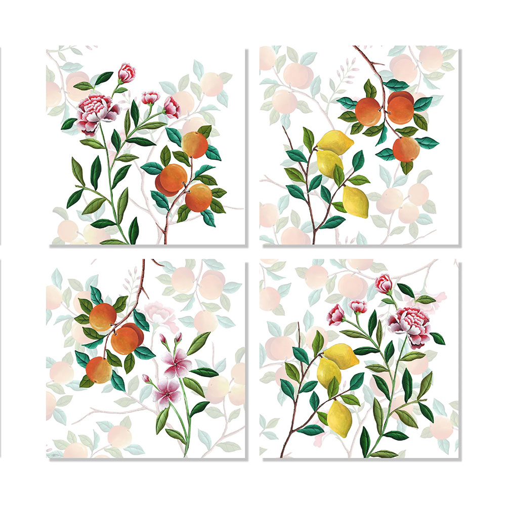 Les Agrumes Napkins S/4