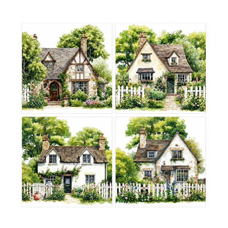 Nunny Cottage Napkins S/4