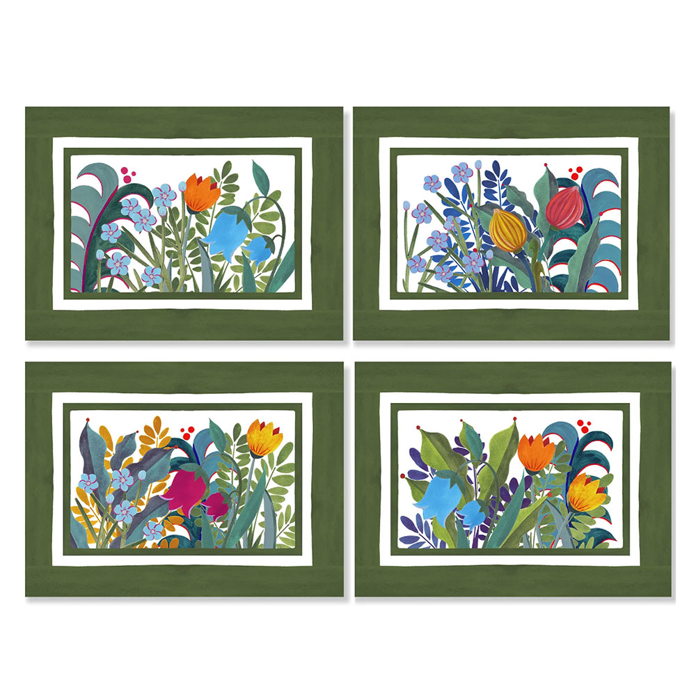 Jardin Magique Placemats S/4