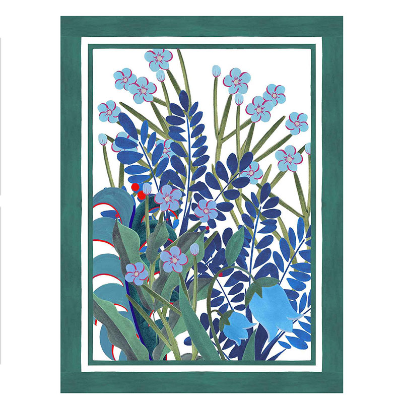 Jardin Magique Kitchen Towel