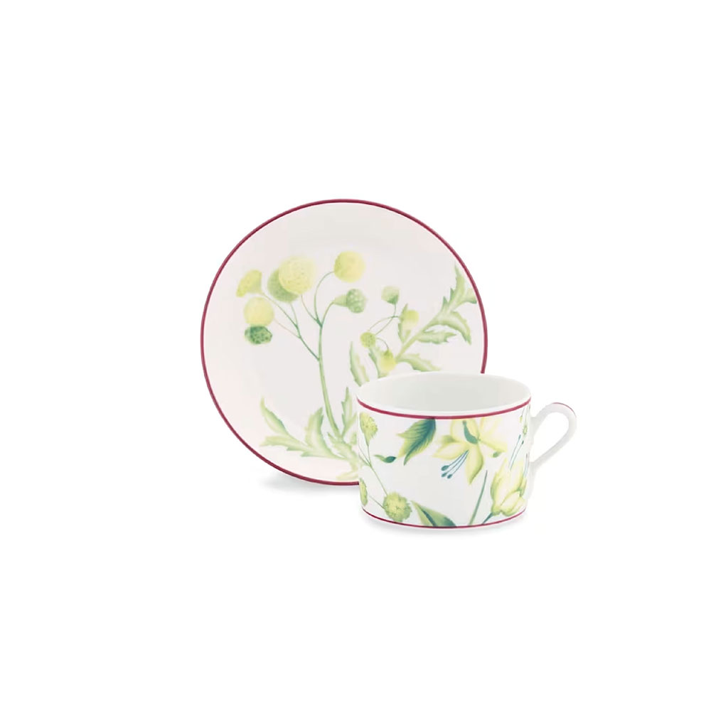 Florenza Tea Cup+Saucer S/2