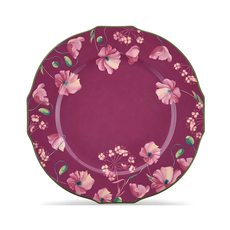 Florenza Malva Scuro Charger