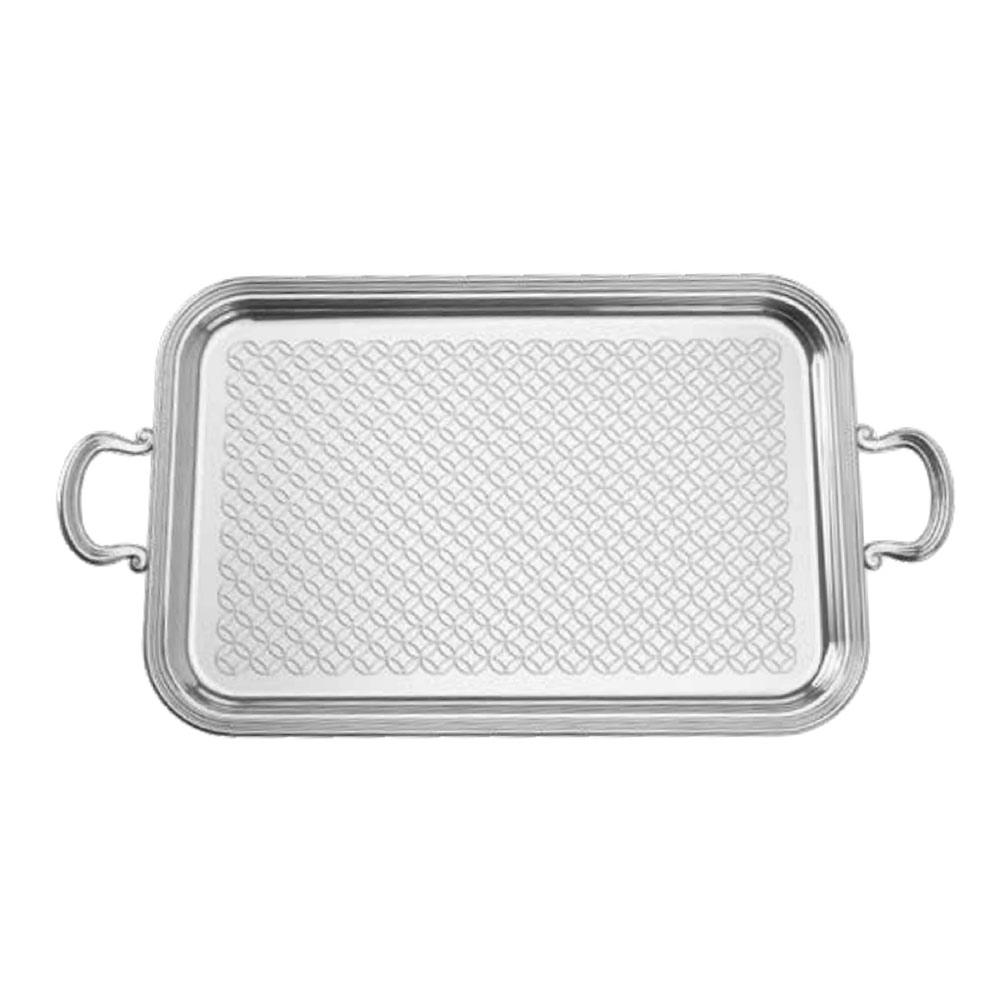 Rect. Tray w/Hnd Texture 42x30