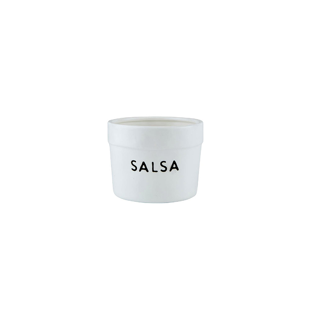 White Sm Ceramic Bag - Salsa