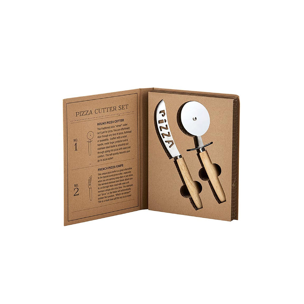 Cardboard Book - Pizza Cutter