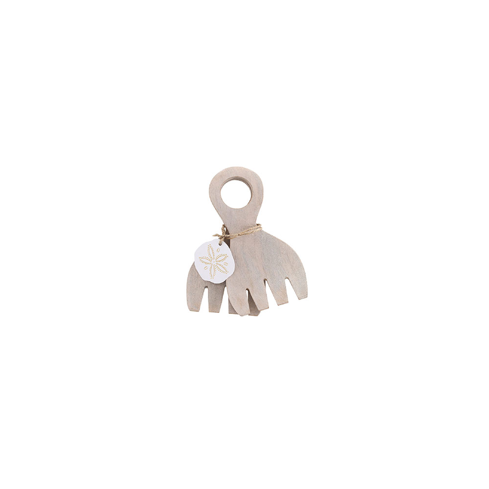 Wood Claw Salad Server