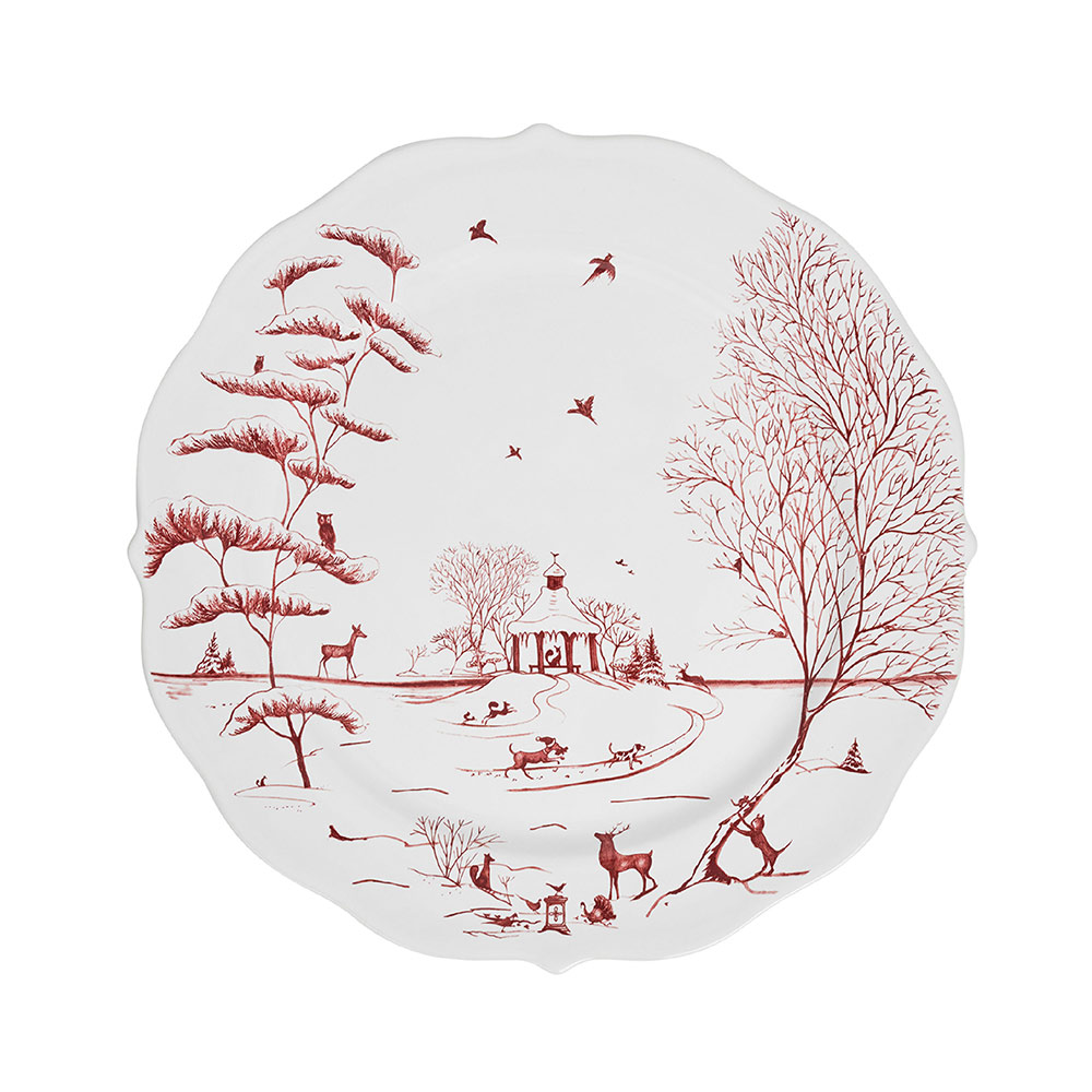 CE Ruby Charger Plate S/4