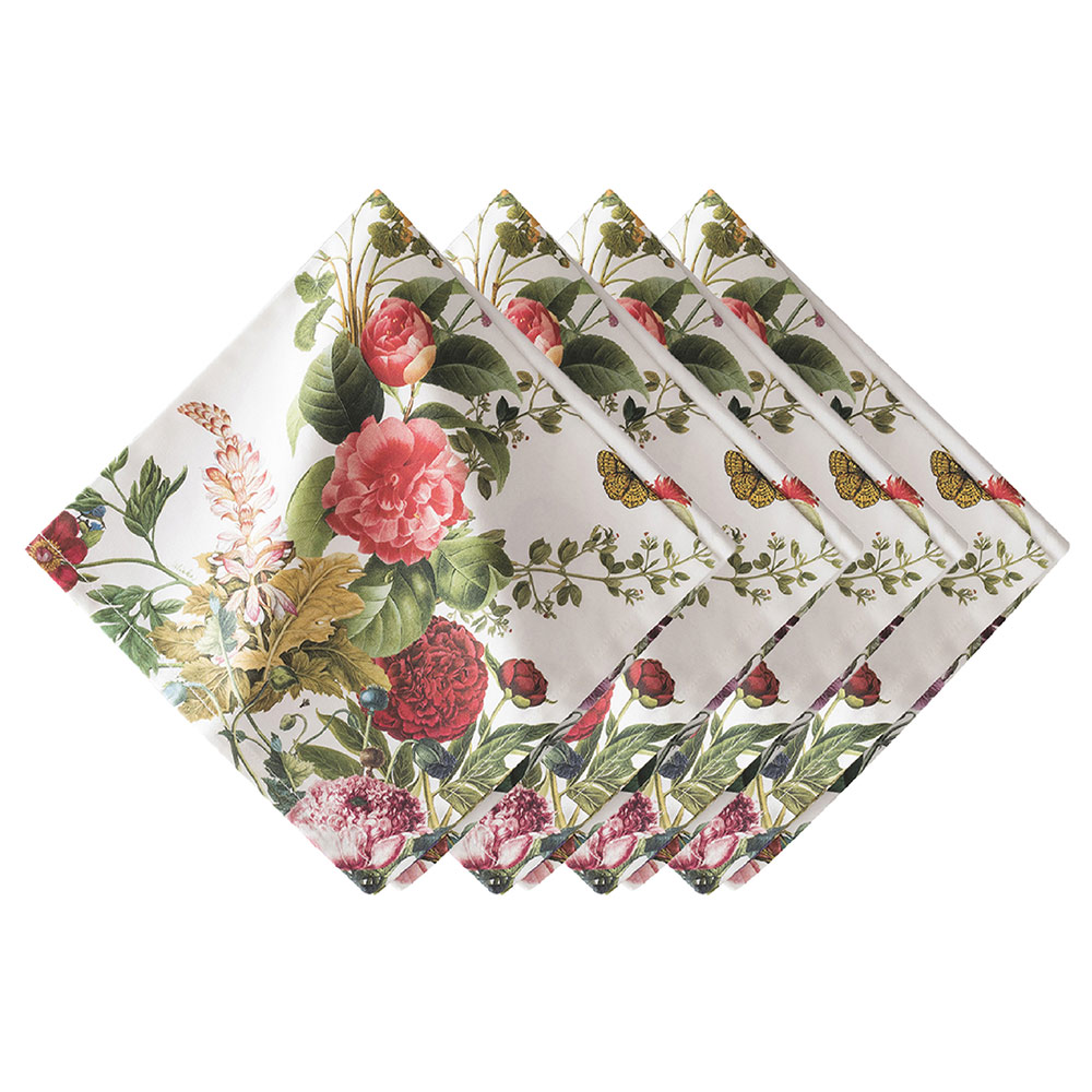 Field of Flowers Napkin s/4 Wh